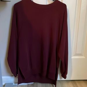 XS, red sweater from American Eagle